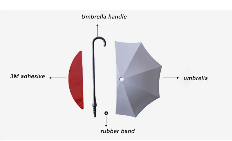Ключница настенная Креативный настенный магнитный ключ ключница 3 шт./компл. кавайный зонт форма крючки украшение для дома вешалка для шарфа сумочка