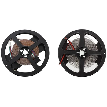 

5M 3528 SMD 300 RGB LED Strips Light Lamp 12V DC Party Decor & 5M 300 SMD 5630 LED Strip Bar Band String of Lights White