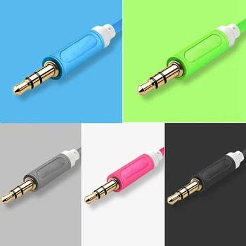 

AUX Cable Braided Fabric 3.5mm Jack Male To Male Stereo Audio Music AUX Auxiliary Cable For PC iPod MP3 Car Mobile Phone