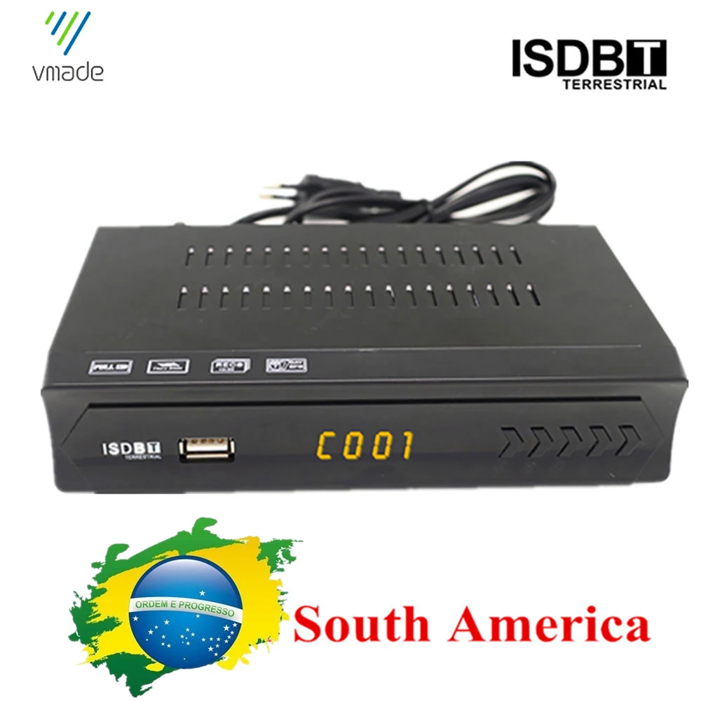 ТВ тюнер Full HD 1080p ISDBT приемник спутникового с поддержкой H.264 MPEG2/4 HDMI телевизионные