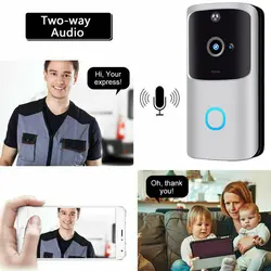 D3 умный WiFi дверной звонок ИК камера видео беспроводной дистанционный дверной звонок CCTV Chime Phone APP IR-CUT ночного видения Домашняя безопасность