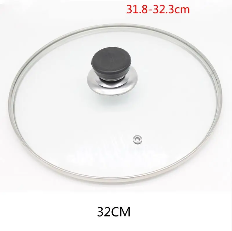 32CM Style A Крышка кастрюли кухонная посуда плита Замена Ручка для крышек от кухонной посуды Крышка для кастрюли круговая ручка с винтом сковорода рукоятка Крышка - Цвет: 32CM Style A