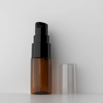 Brown Bottle Black 10 мл X 50 мини-дозатор для лосьона, крема, пластиковая бутылка 10 г, дорожный размер, пустые пластиковые контейнеры для косметики 1/3 унций, бутылки для отелей - Цвет: Brown Bottle Black