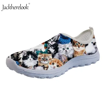 

Cute Cats Puzzle Summer Shoes Light-Weight Sneaker for Boy Girls Lovely Animal Pattern Footwear Lady Casual Flats Shoes Zapatos