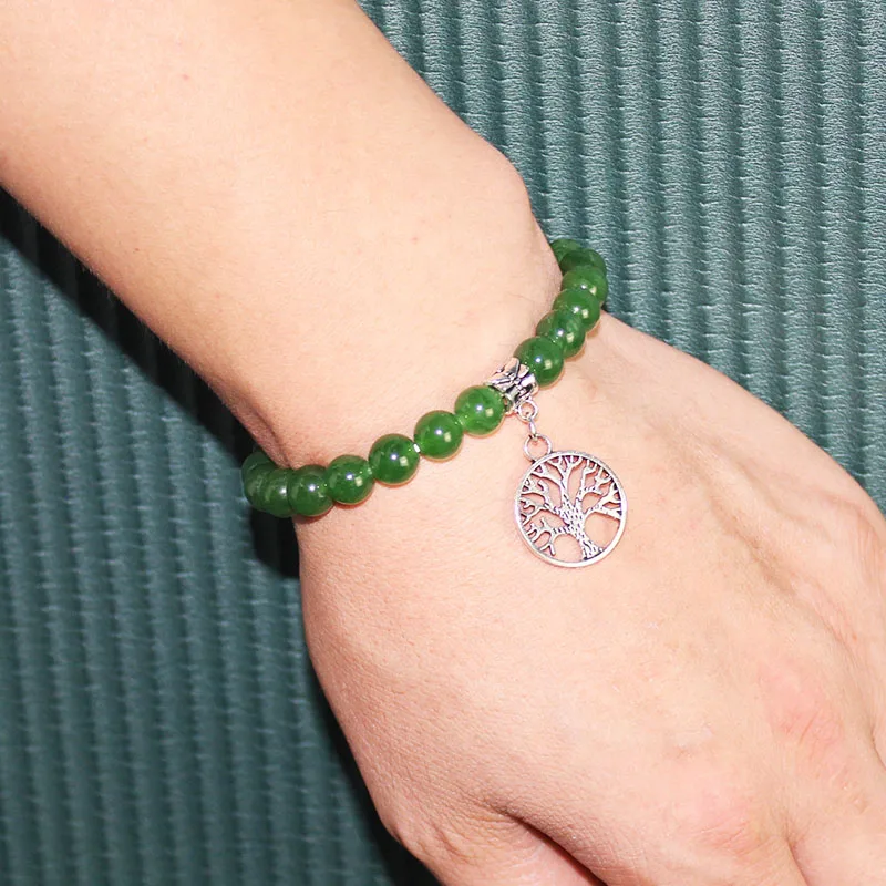 2020 новейший дизайн ручной работы натуральный камень Бохо Йога браслет и ЖИЗНЬ