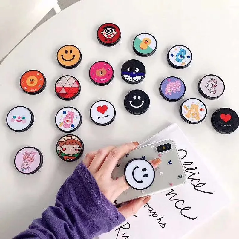 Милый мультяшный складной стенд для мобильного телефона держатель iPhone X 8 7 6 Plus IPAD
