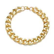 Классические мужские кубинские браслеты на цепочке в стиле хип-хоп золотого цвета из нержавеющей стали, ручная цепочка, ювелирные изделия, браслеты для мужчин, Прямая поставка