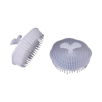 

2Pcs Plum shape Massager Hair Brush