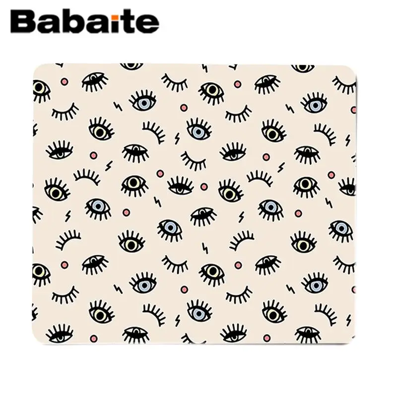 Babaite Top Quality Evil eyes small Mouse pad PC Computer mat Top Selling Wholesale Gaming Pad mouse