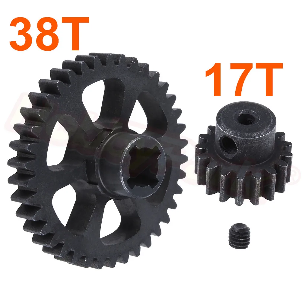 2 шт. металлические WLtoys A979 дифференциальная основная Шестерня 38T с моторной