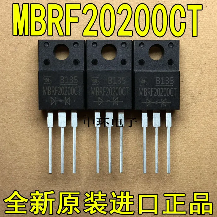 10 шт./лот MBRF20200CT TO-220F 20A 200 V/10 шт./лот