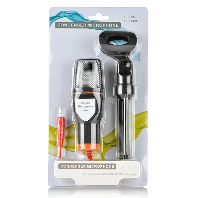 New-Condenser-Microphone-3-5mm-Plug-Home-Stereo-MIC-Desktop-Tripod-for-PC-YouTube-Video-Skype