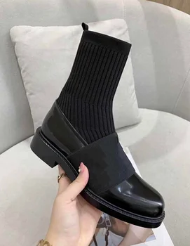 

2020 Autumn and Winter Boots Leather Short Boots