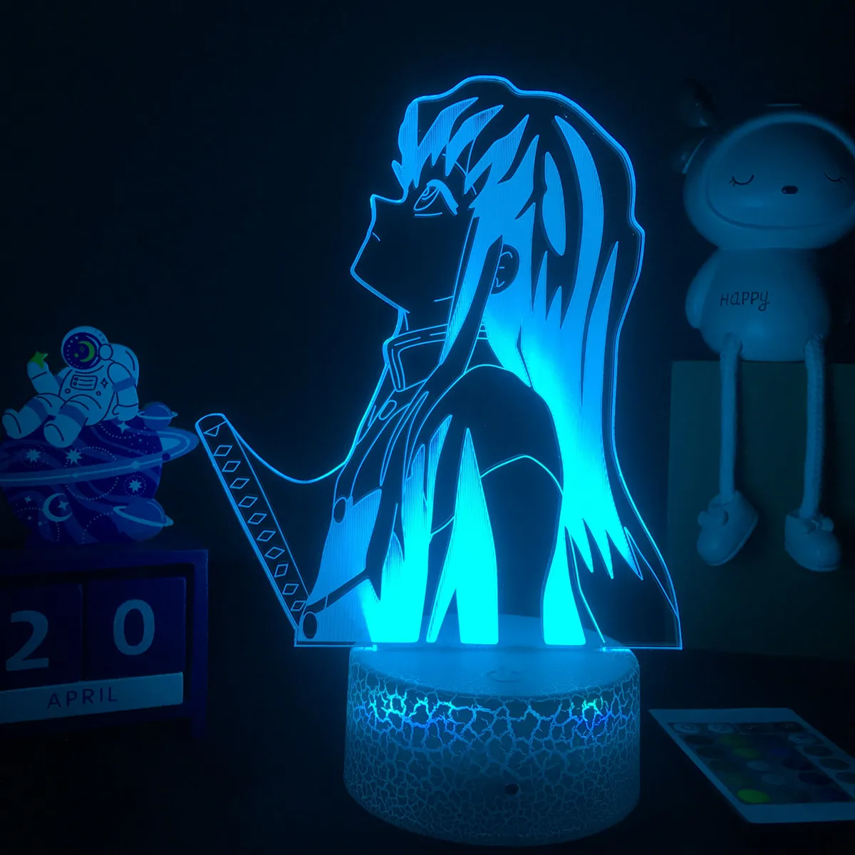 potato night light Anime Demon Slayer 3D LED Nightlight Figure for Kids Child Bedroom Decor Cool Kimetsu No Yaiba Lamp Gift Dropshopping nursery night light