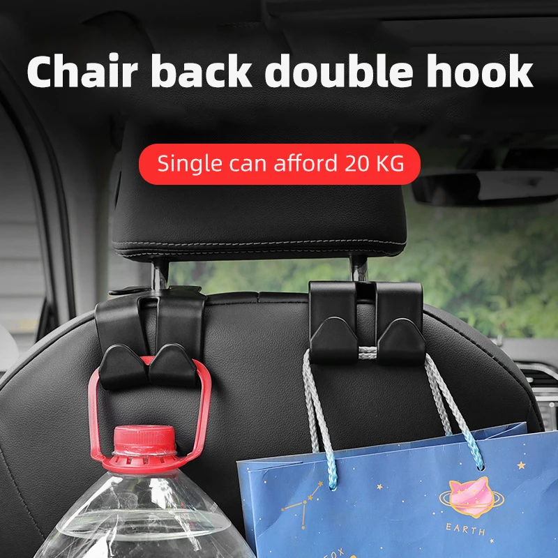 Universal Car Seat Back Hook Interior Portable Hanger Holder Storage For Car  Bag 