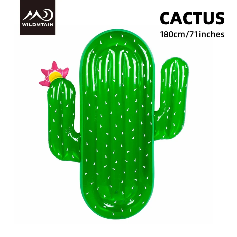 cactus Надувной морской матрас 185 см/7", надувное кольцо-ананас, арбуз, пицца, Пончик, надувная кровать для взрослых - Цвет: cactus