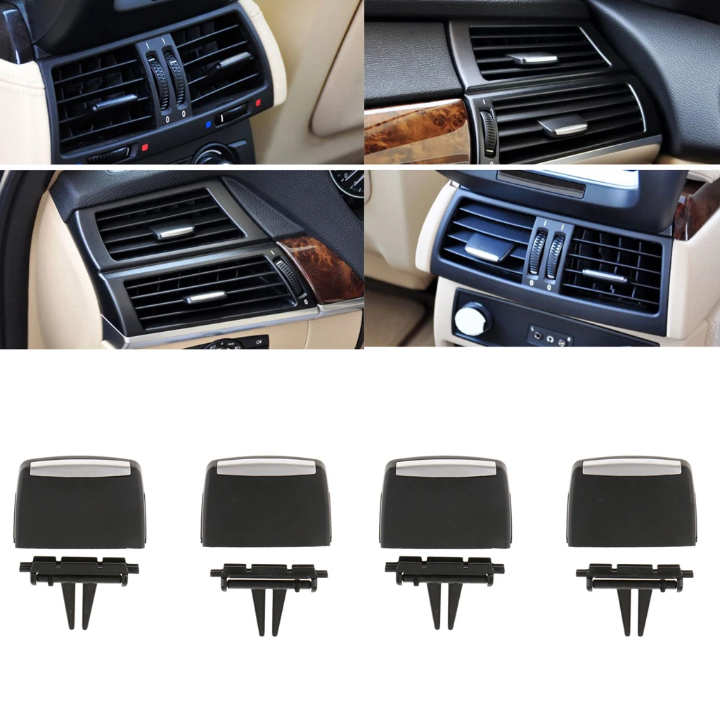 4 шт. новый задний A/C Кондиционер Vent Outlet Tab клип Ремонтный комплект для BMW X5 X6|Детали