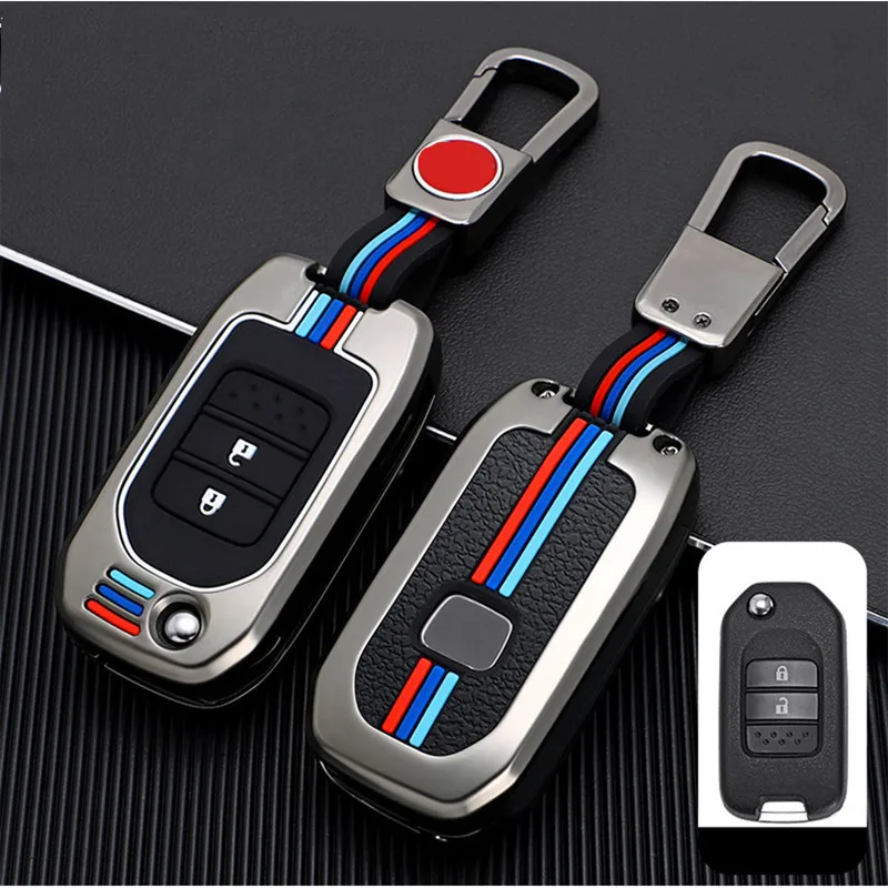 Car Key Fob Pocket Cover Case For Honda Civic Crv Hrv Accord Jade