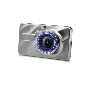 

4 inch touch screen HD reversing image 1080P car DVR driving recorder dual lens driving recorder automatic video register