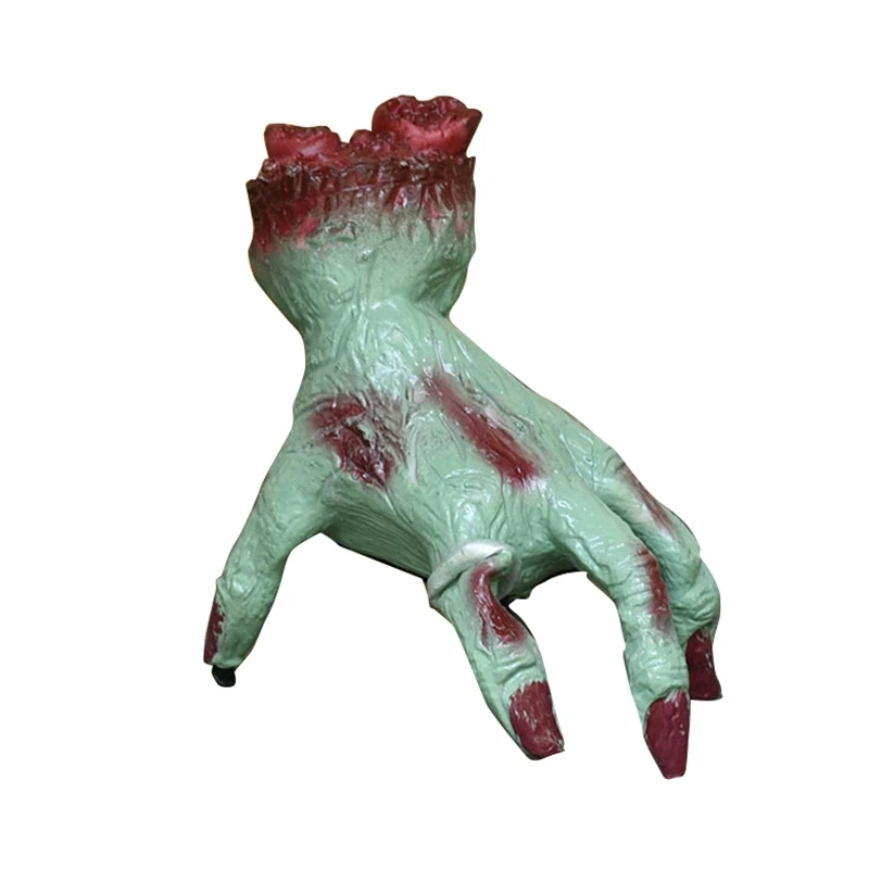 

TOP!-Halloween Decoration Scary Moving Ghost Doll Hand Halloween Horror Props Running Hand Voice Control Electric Toy Decor Home