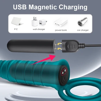 FLXUR Double Penetration Dildo Vibrator Strap On Penis Anal Butt Plug Vibrator for Men Wireless Remote Adult Sex Toy For Couples 6