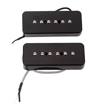 

2x Soap Bar Humbucker Pickup 50/52mm Poles For P90 Guitar Parts Instrument