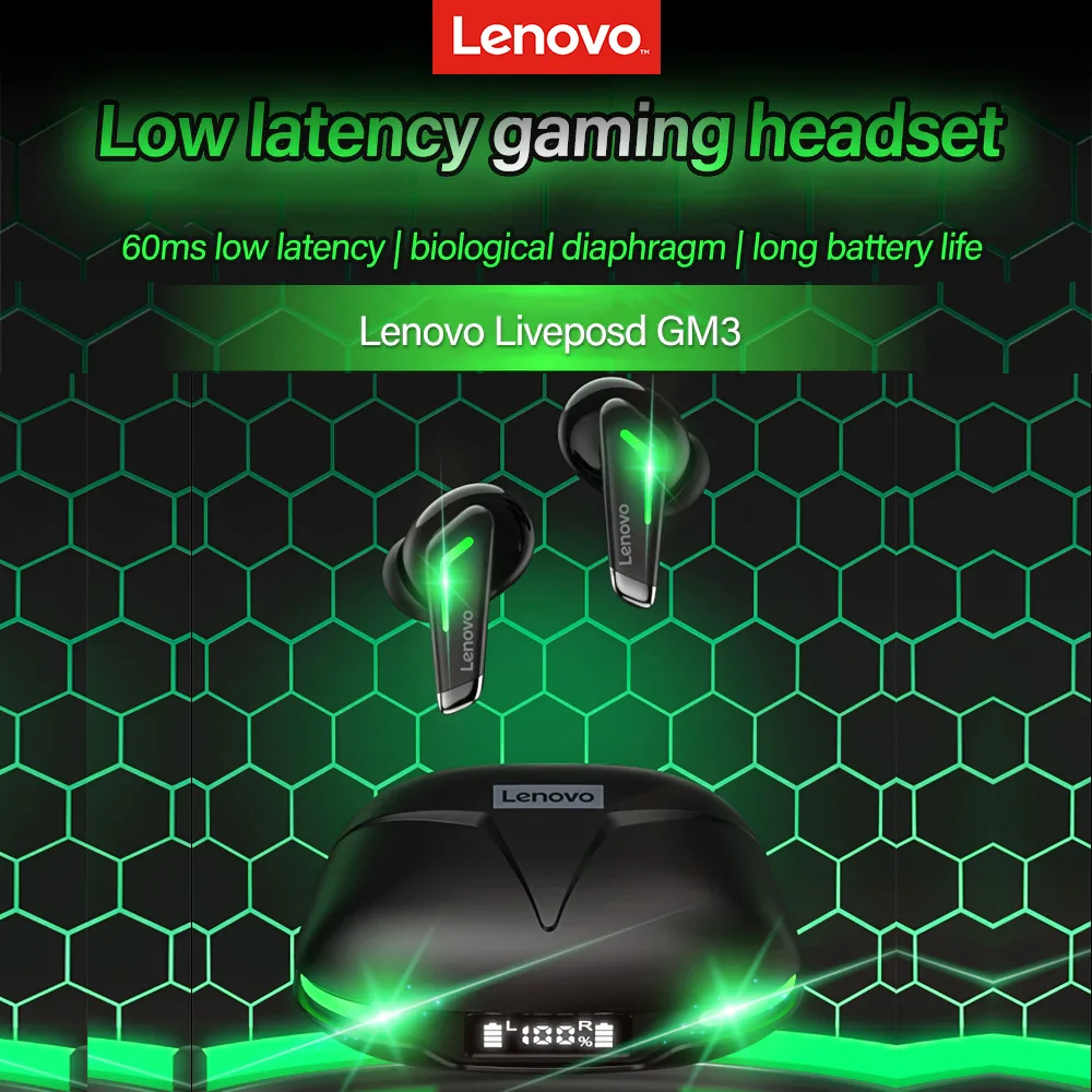 Lenovo Liveposd GM3 BT5.0 Low Latency Gaming Headset 2