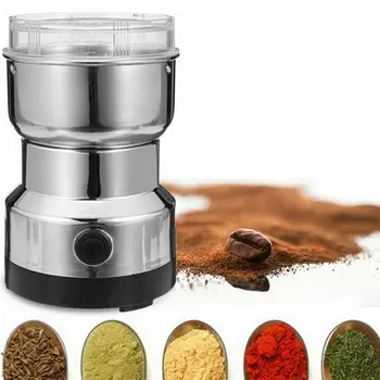 

220V 150W Coffee Grinder Electric Mini Bean Nut Grinder Coffee Beans Multifunctional Home Coffe Machine Household Grinding