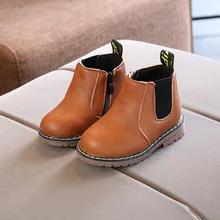 

Toddler Girls Snow Boots Children Shoes Autumn Winter Warm Fur PU Leather Waterproof Brand Boy Kids Rubber Martin Boots