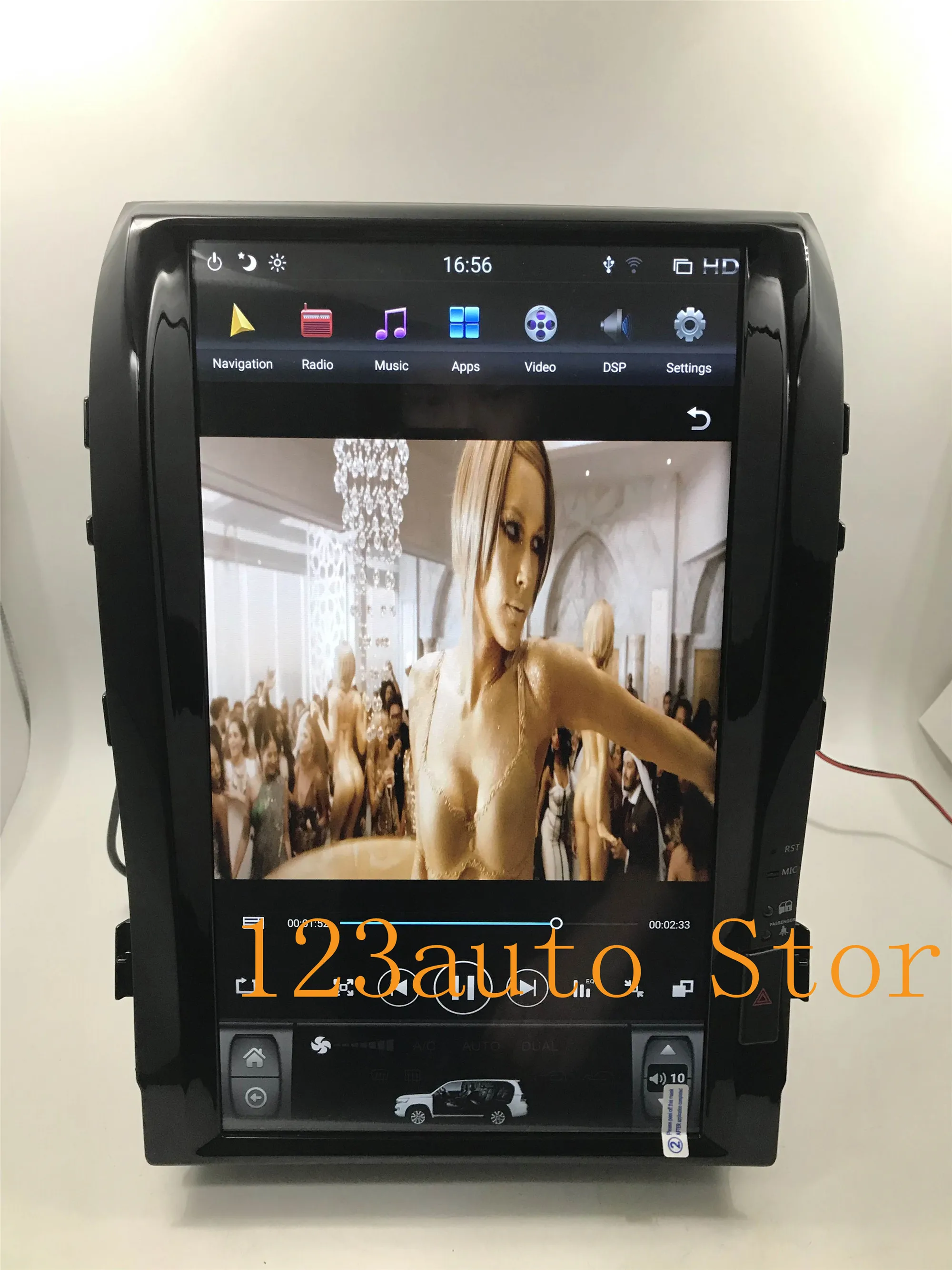 16 дюймов вертикальный Tesla стиль Android 9 0 Авто DVD GPS NAVI плеер для TOYOTA LAND CRUISER LC200 VXR GXR 2008