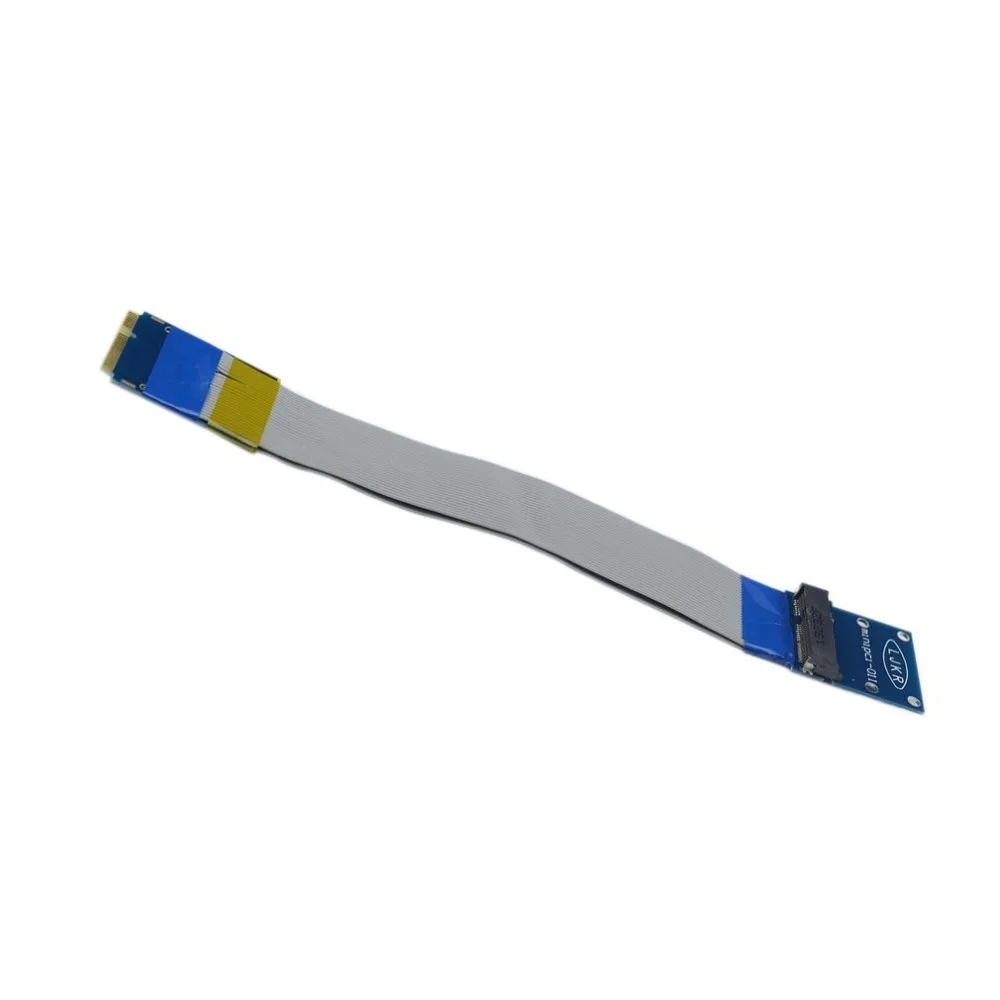Mini PCI-E to Mini PCI-E Extender Riser Extension Cord Adapter Wireless Network Card Extension Cable for Notebook