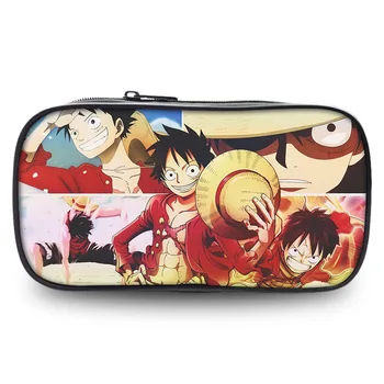 

New Anime Printed Pencil Bag Cartoons Boys Girls Large Capacity Pencil Bag Multi-functional Storage Stationery Box C284