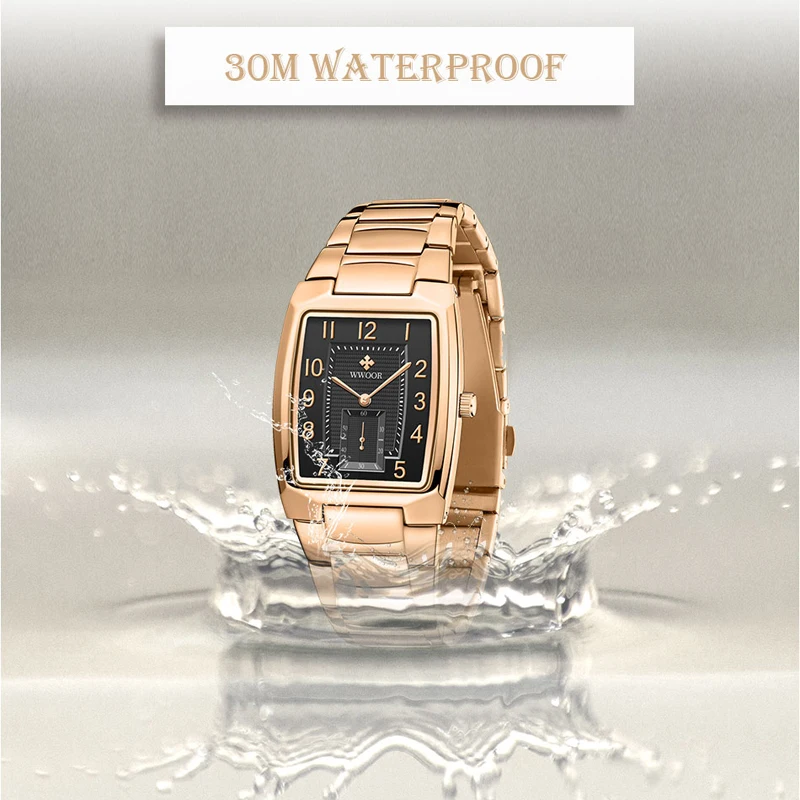 Gold Watch Women Square Ladies Creative Steel Women's Bracelet Watches Female Waterproof Clock,women watches