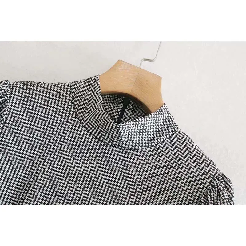 JXYSY dress women elegant o neck plaid midi dress sashes design female long sleeve evening party dress A line vestidos