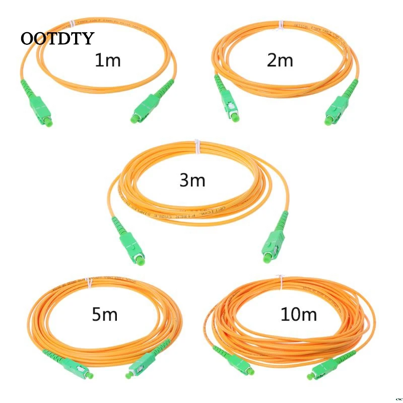 

SC/APC-SC/APC-SM 3mm Fiber Optic Jumper Cable Single Mode Extension Patch Cord 1m, 2m, 3m, 5m, 10m