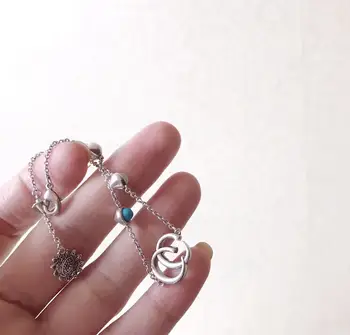 

Gorgeous retro style Flowers and Green beads bracelet S925 Jewelry Women 1:1 original Luxury brands Logo Valentine's Day gift