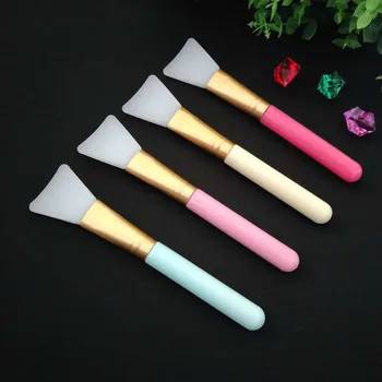 

1pc Professional Silicone Facial Face Mask Brush Mask Mud Mixing Brush Tool 5 Color Soft Women Skin Face Care Tool