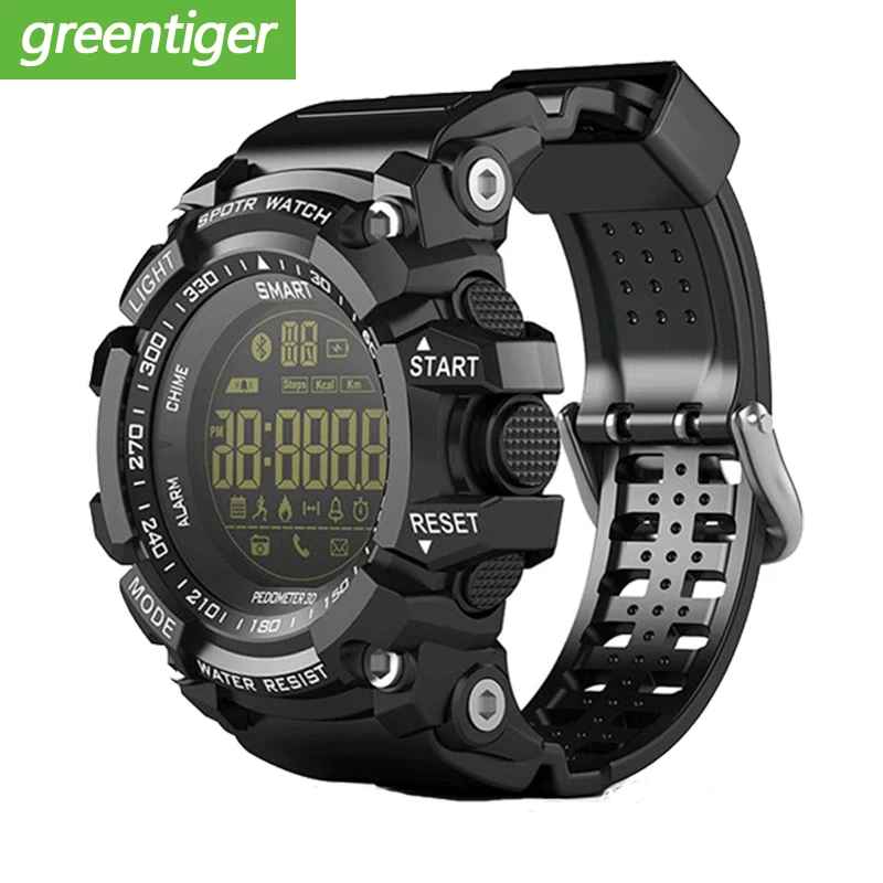 

New EX16 Sport Bluetooth Smart Watch Xwatch 5ATM IP67 Waterproof Smartwatch Pedometer Stopwatch Alarm Clock LONG TIME STANDBY