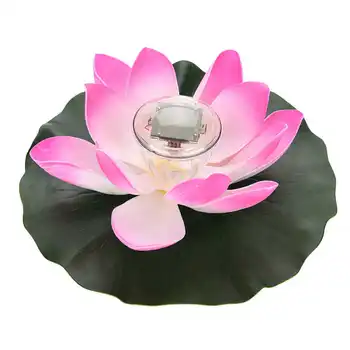 

Artificial LED Water Floating Flower Garden Pool Plant Decorating WS