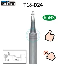 Kiludo 5 шт. T18-D24 T18 серия паяльник для FX-888/FX-888D паяльная станция