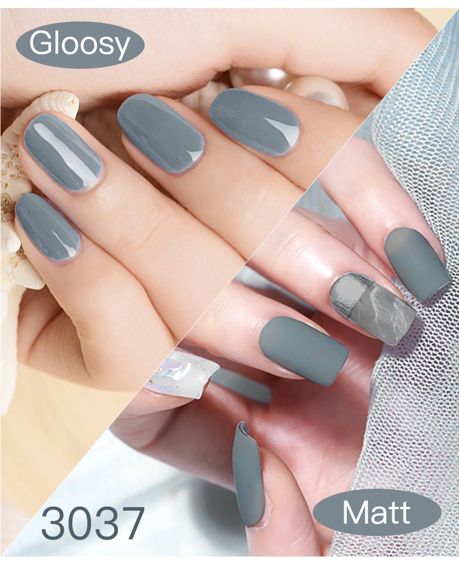 ROSALIND 8ml Gel Nail Polish Shiny Matte Effect Gel Polish For Manicure Nail Art Design Semi Permanent Painting Varnishes Gel
