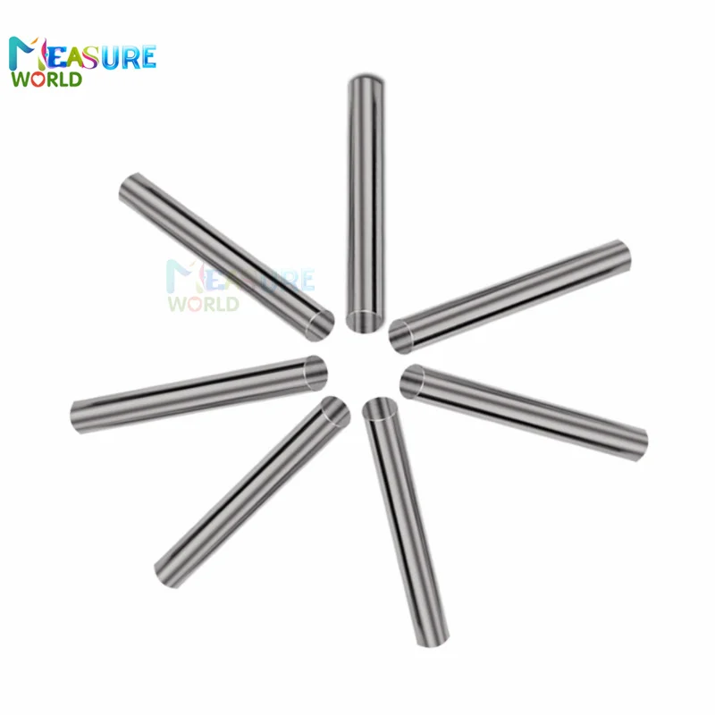 부드러운 플러그 게이지 구멍 게이지 크기 0.5-5.99mm 6-9.99mm 단계 0.01mm 원통형 핀 게이지 측정 도구, 로트당 10 개