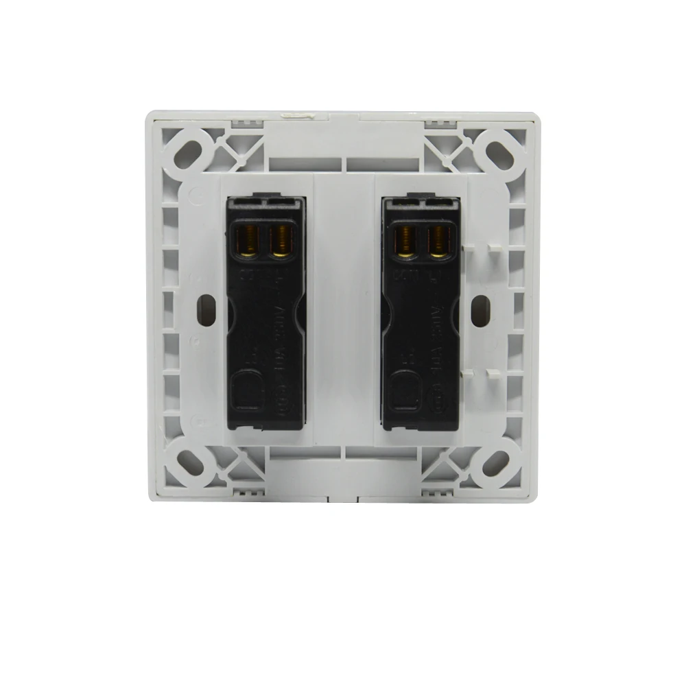 10 PCS Plastic Door Exit Button White Color Access Control System Accessories Release Wall Switch 10A 250V For Lamp