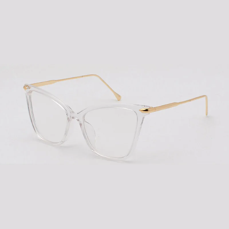 Модные Винтажные женские солнцезащитные очки кошачий глаз женские брендовые дизайнерские металлические Роскошные Зеркало из розового золота Солнцезащитные очки женские UV400 - Цвет линз: 05