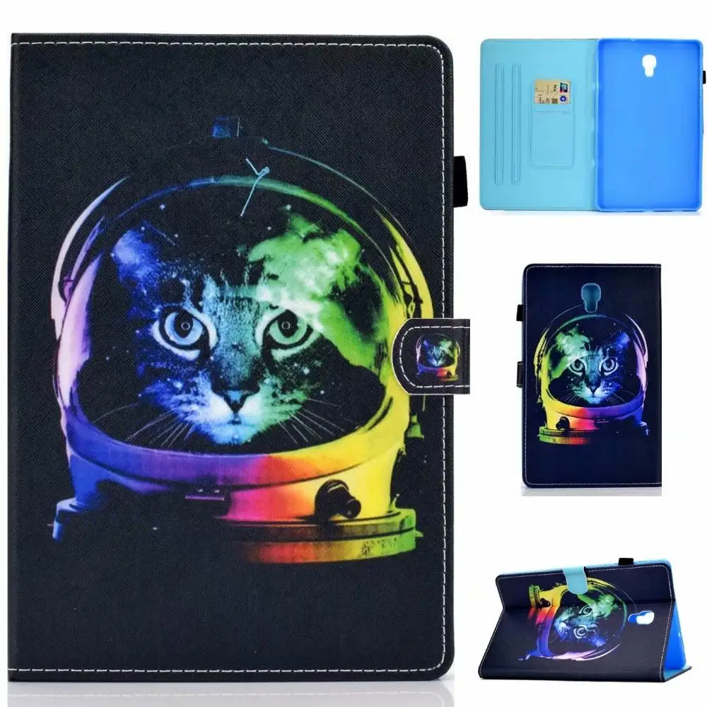 Модная детская одежда с изображением кожа таблетки чехол для samsung Galaxy Tab A T590 T595 T597 10,5 дюймов крышка подставка Smart Cover принципиально+ ручка