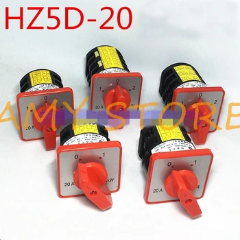 

380V 20A 4KW Latching 2(0-1) 3(1-0-3) Position Rotary Cam Combination Changeover Switch HZ5D-20/4 L01 L02 L03 M04 M05 M06 M08