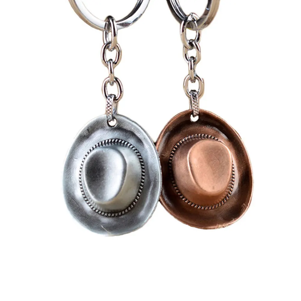 

1Pcs Creative Alloy Friendship Keychain Hat Pendant Car Bag Key Keychain For Men Kids Jewelry Keyring New
