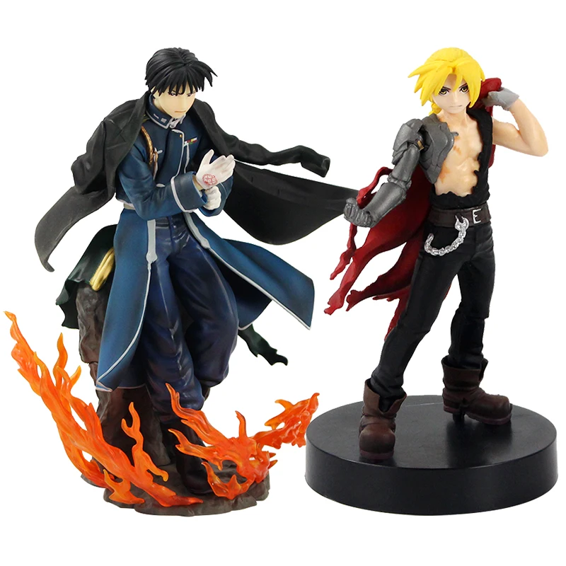 Стальной алхимик Roy Mustang ARTFX J Edward Elric 18-21 см Статуэтка из ПВХ фигурка игрушки модель