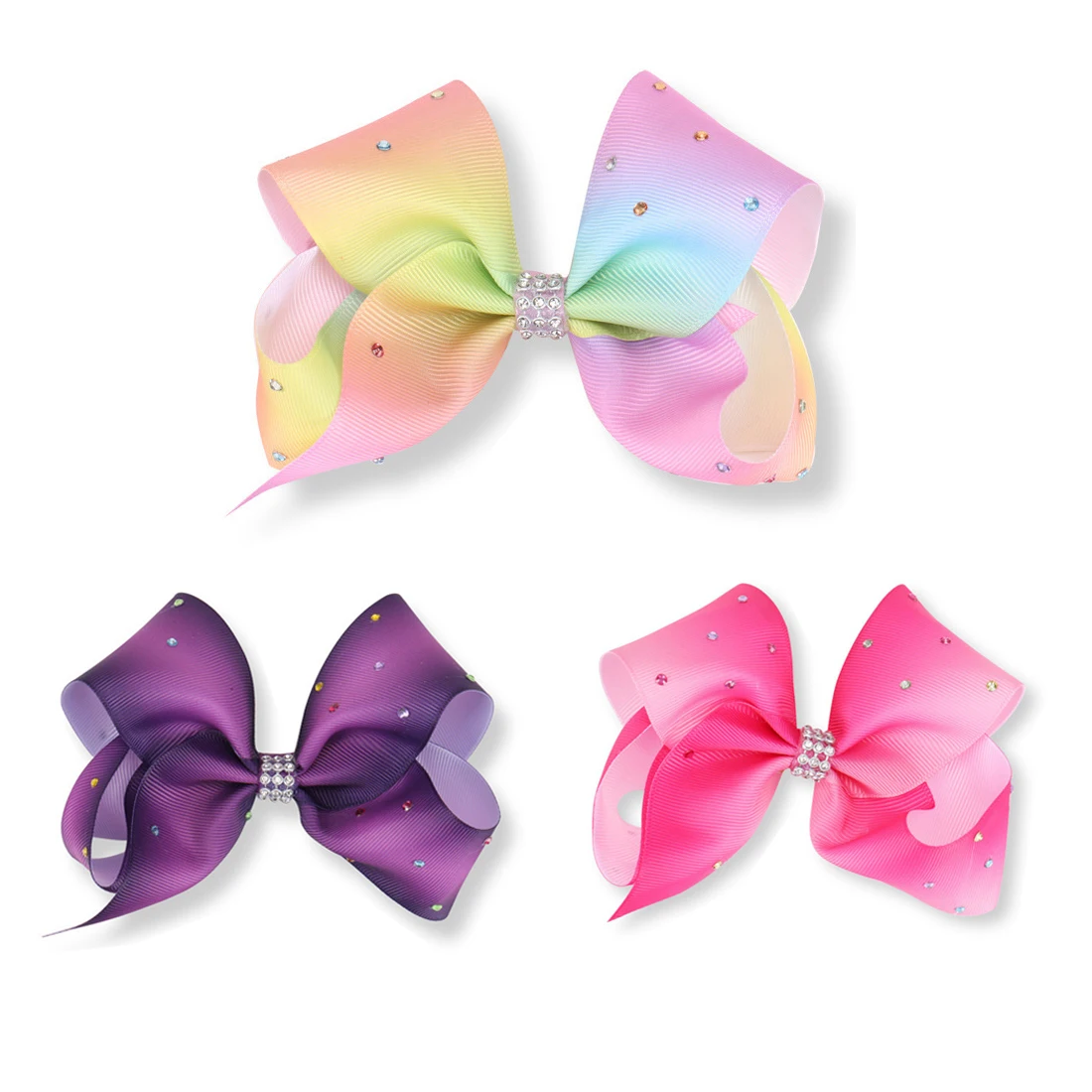 1704-hair clip От 4 до 12 лет; JOJO Siwa; Комплект для девочек; куртка без рукавов; платье-жилет; заколка для волос; маскарадный костюм для девочек; одежда; Jojo Siwa; костюм; одежда - Цвет: 1704-hair clip