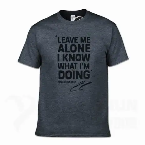 KIMI RAIKKONEN, футболки для мужчин, Leave Me Alone, I Know, с буквенным принтом, хип-хоп, футболка с круглым вырезом, Хлопковая мужская футболка, мужские топы, футболки